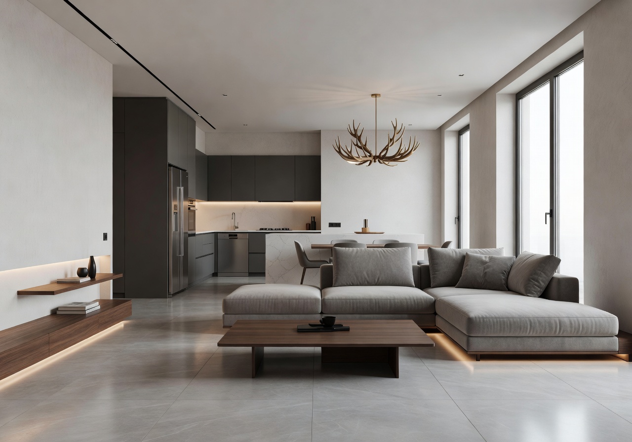 Deer Design modern apartment with turnkey luxury finishings